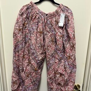 NWT Urban Outfitters Pink and Purple Patterned pants